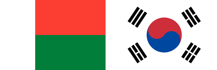 MADAGASCAR- COREE DU SUD