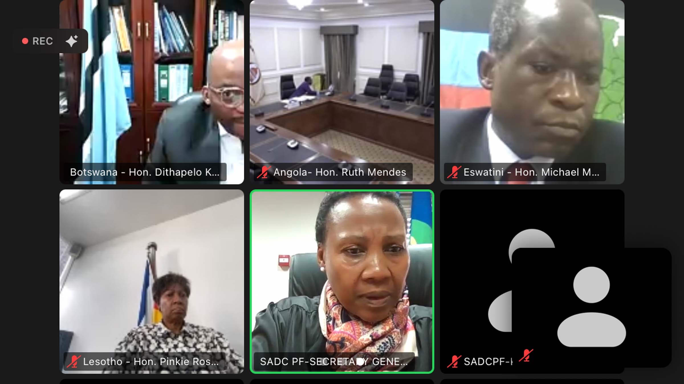 FP-SADC: Réunions statutaires des commissions permanentes.