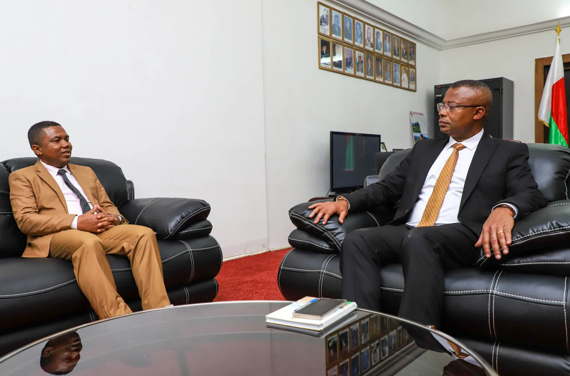 Rencontre entre le Président de l'Assemblée nationale et le Directeur Général du BIANCO