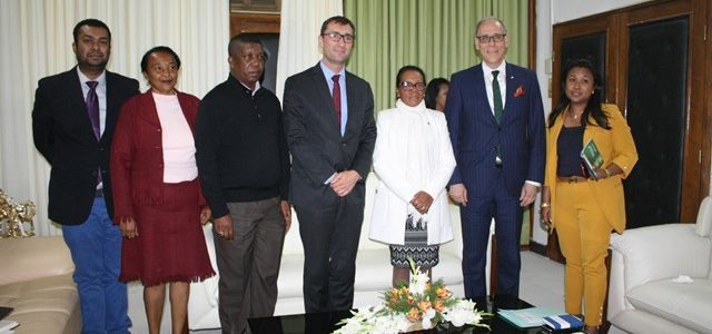 VISITE DU NOUVEL AMBASSADEUR D’ALLEMAGNE A L’ASSEMBLÉE NATIONALE DE MADAGASCAR