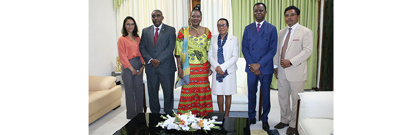 Visite de Courtoisie de la délégation de Parlementaires Panafricains à l’Assemblée nationale