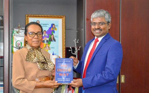 Visite de courtoisie du nouvel Ambassadeur de l’Inde